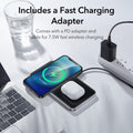 HaloLock™ 2 in 1 Magnetic Wireless Charger for iPhone 12 7