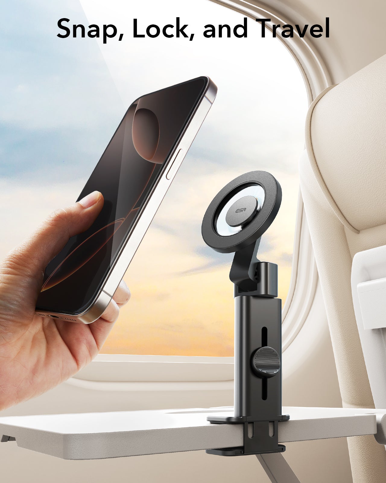 KF1Skygrip MagSafe Airplane Phone Holder