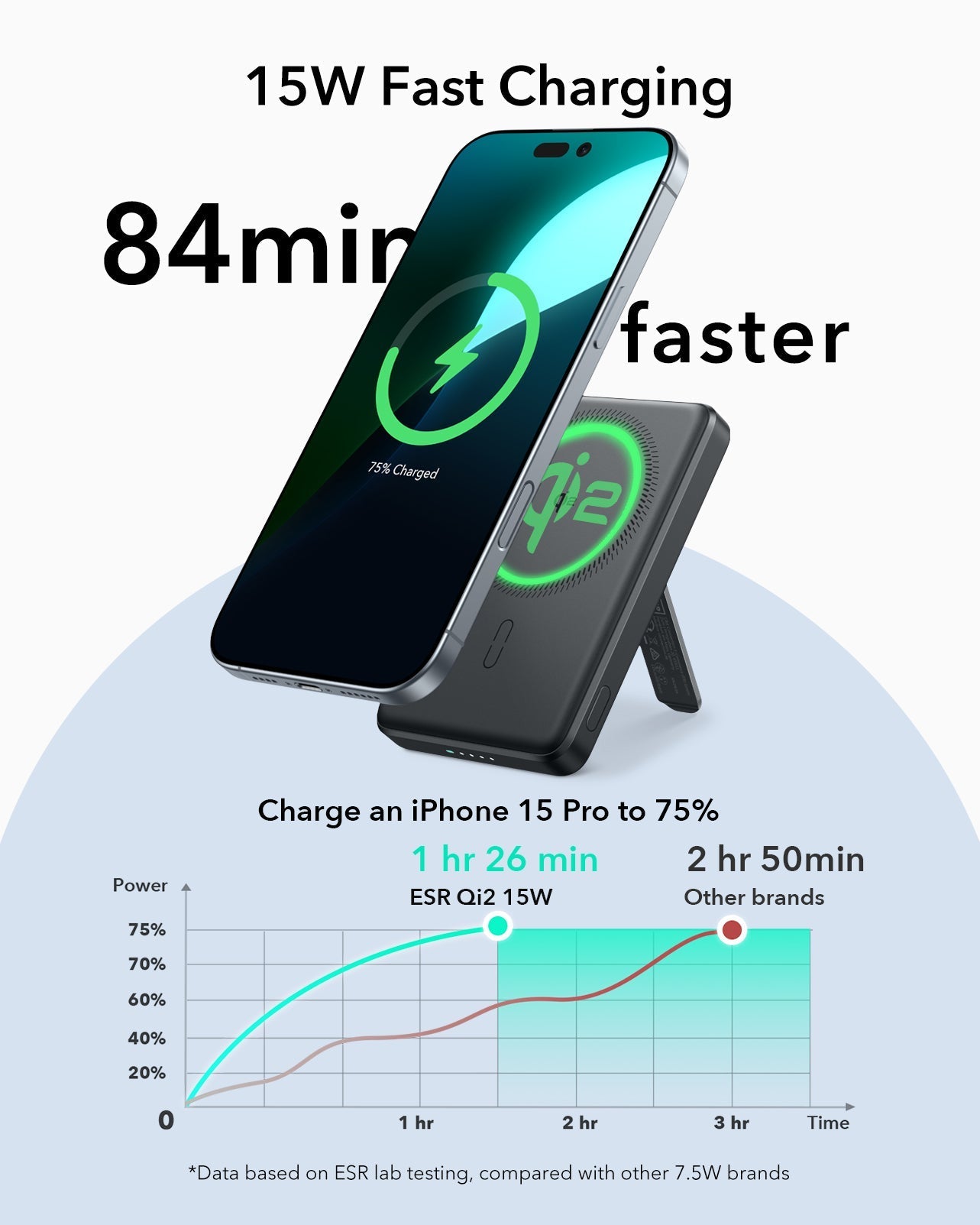 KF2Qi2 MagSafe Battery Pack with Stand