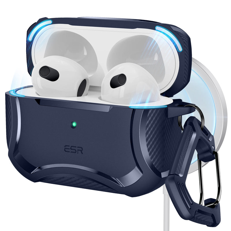 AirPods 3 (2021) Cyber Tough Case (HaloLock) - Navy Blue