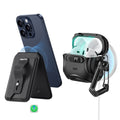 black airpods 4 case with lock and magsafe wallet with find my 1