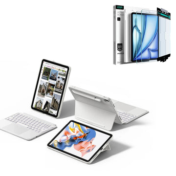 iPad 10th Gen Shift Keyboard Case (Detachable) Protection Bundle- US Layout-White ESR ESR