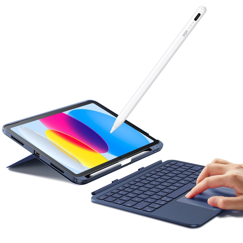 iPad Air 11" (M2, 2024) Flex Tastaturhülle (abnehmbar) mit Digital Pencil Bundle - DE-Layout Blau