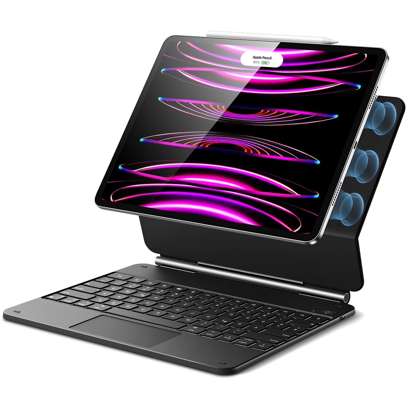 iPad Pro 12.9 Rebound Magnetic Keyboard Case black 02