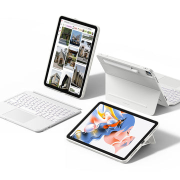 iPad Pro 13" (M4) 2024 Shift Tastaturhülle (abnehmbar)- DE Layout - White ESR ESR