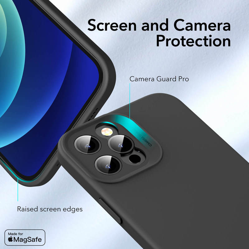 iPhone 12 Pro Cloud Soft Case with MagSafe and Camera Lens Protection 3