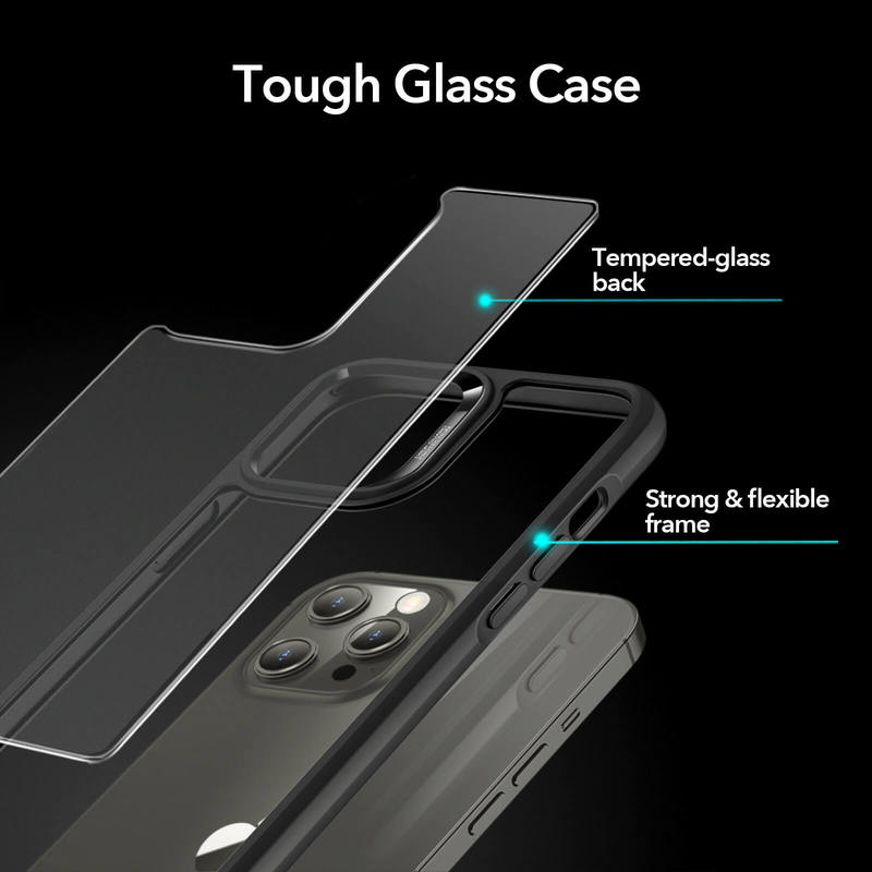 iPhone 12 Pro Max Echo Tempered Glass Hard Case 7