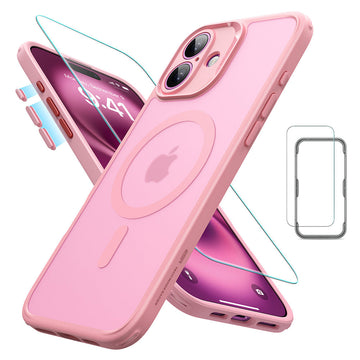 iPhone 16 Classic Pro Case Set Magsafe pink 1