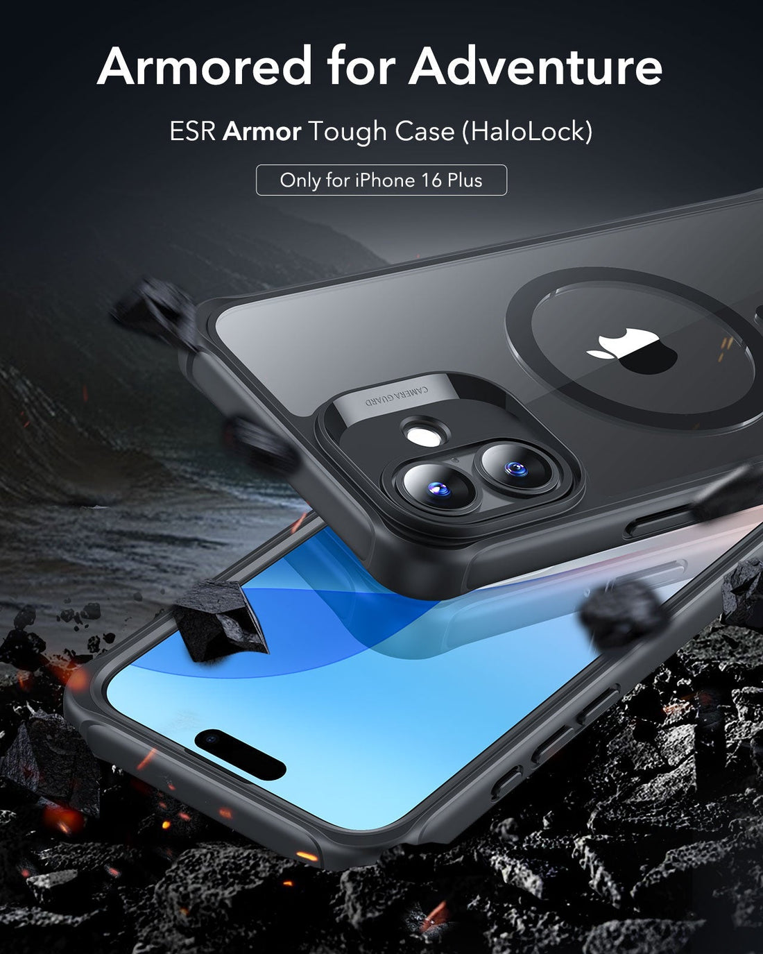 iPhone 16 Plus Armor Tough Case Magsafe clear 1