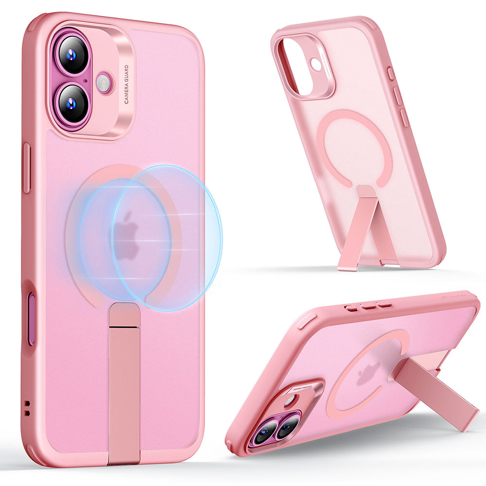 iPhone 16 Plus Boost Flickstand Case Magsafe frosted pink