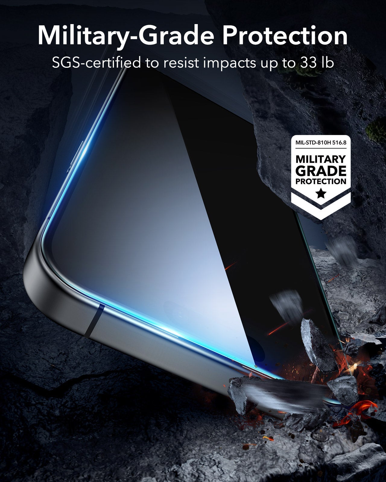 iPhone 16 Plus Tempered Glass Screen Protector KF5