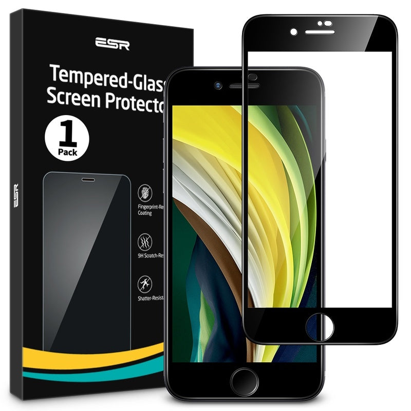 iPhone SE 20208766s Tempered Glass Full Coverage Screen Protector00 1 1