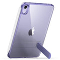 ipad mini 7 case with stand clear purple 1