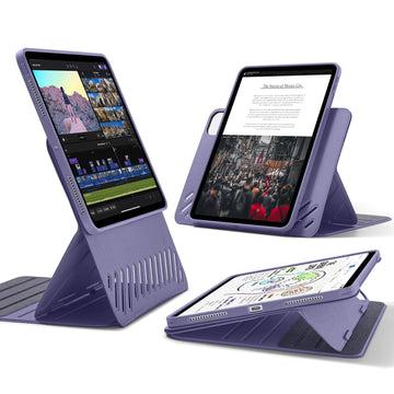 ipad pro 11 inch case with stand purple