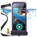 iphone 15 pro max waterproof phone pouch purple