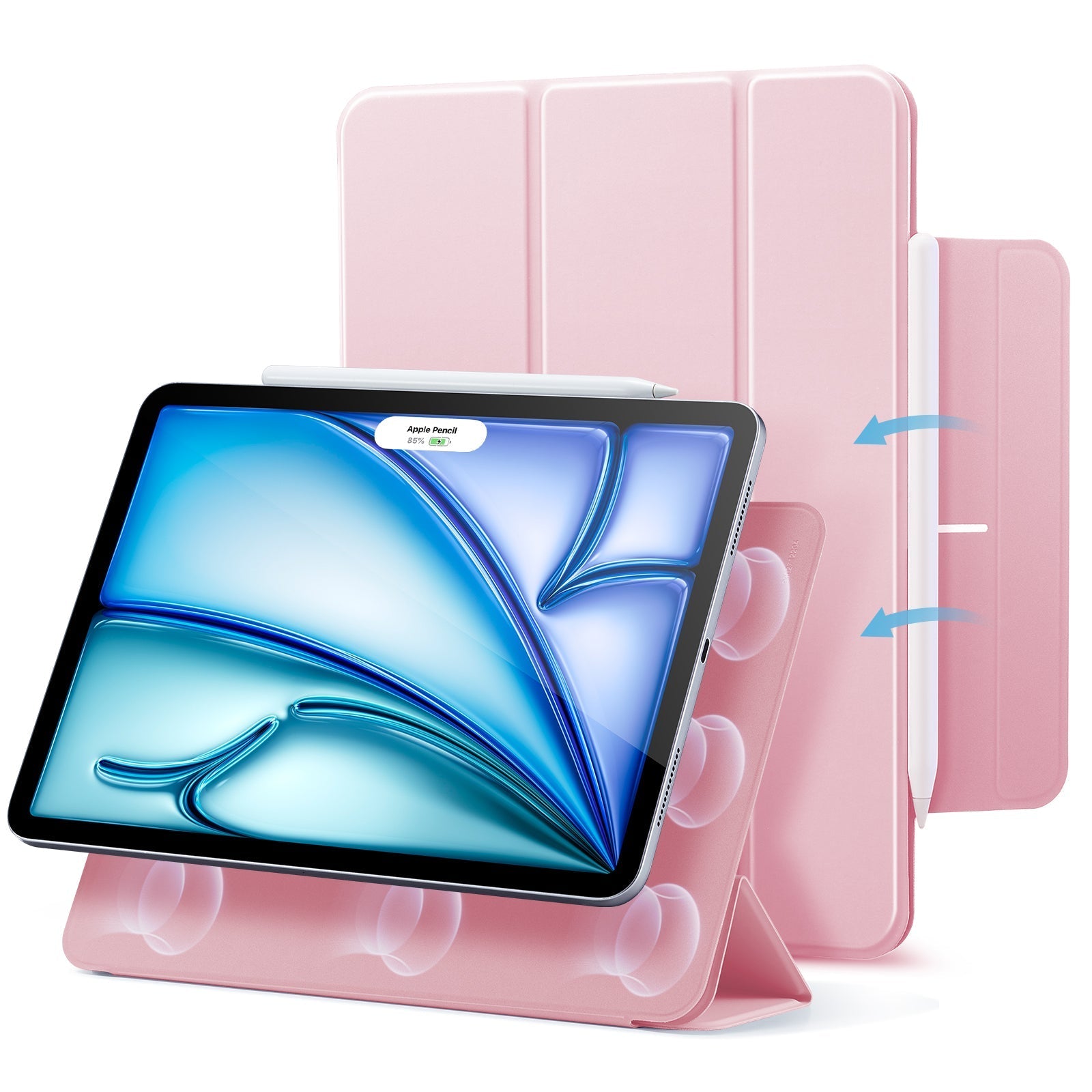 magnetic case for ipad air 11 inch m2 pink