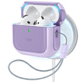 orbit hybrid airpods 4 magsafe case purple